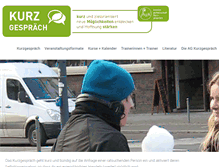 Tablet Screenshot of kurzgespraech.de